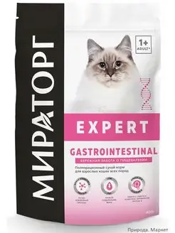 Корм сухой Gastrointestinal для кошек, 0,4 кг Winner Мираторг 156354294 купить за 441 ₽ в интернет-магазине Wildberries