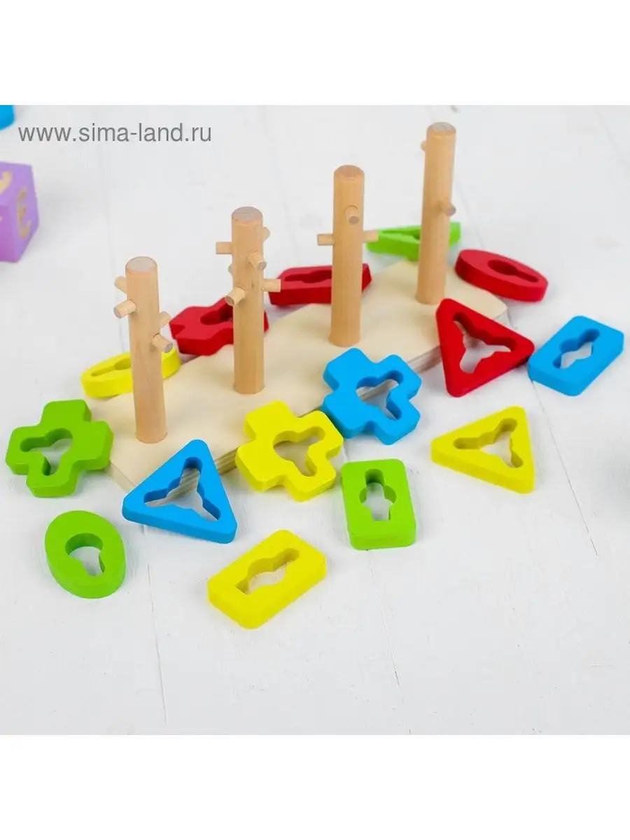 Пирамидка логическая Funny Toys 156391037 купить за 427 ₽ в  интернет-магазине Wildberries