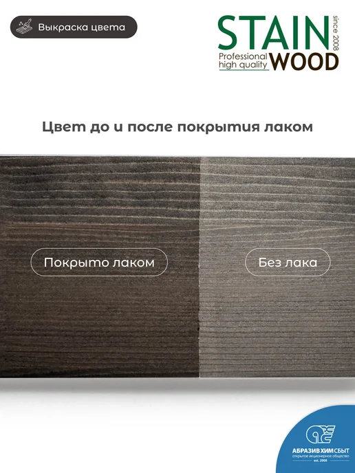 StainWood Морилка для дерева водная (цвет Gray TF), 1 л, 1 л, фото 2