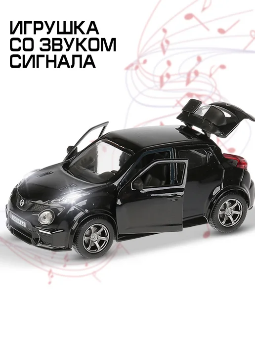 ТехноПарк Машинка металлическая коллекционная детская инерционная джип, черный, фото 7