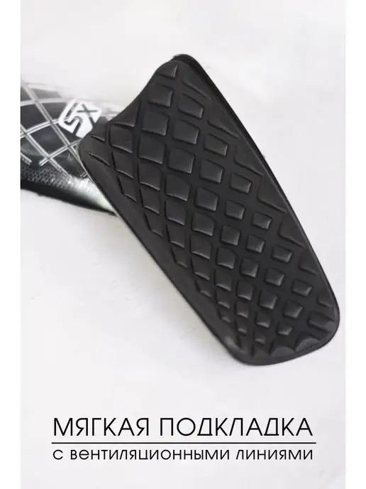 OrtoX Футбольные щитки взрослые, серый, фото 3