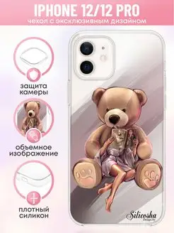 Чехол на iPhone 12 12 Pro с принтом Silicosha 156466493 купить за 384 ₽ в интернет-магазине Wildberries