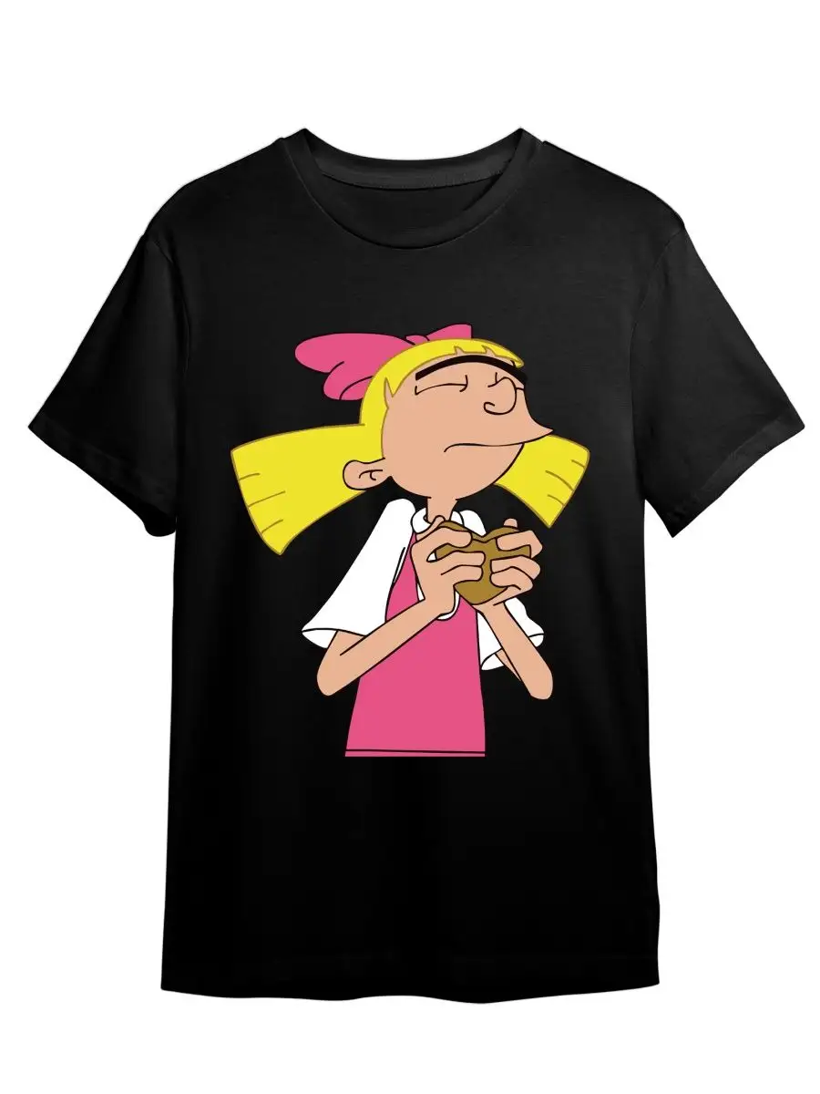 Футболка Мультсериал Эй Арнольд Hey Arnold Хельга Helga Каждому Своё  Cartoons 156501089 купить за 1 021 ₽ в интернет-магазине Wildberries