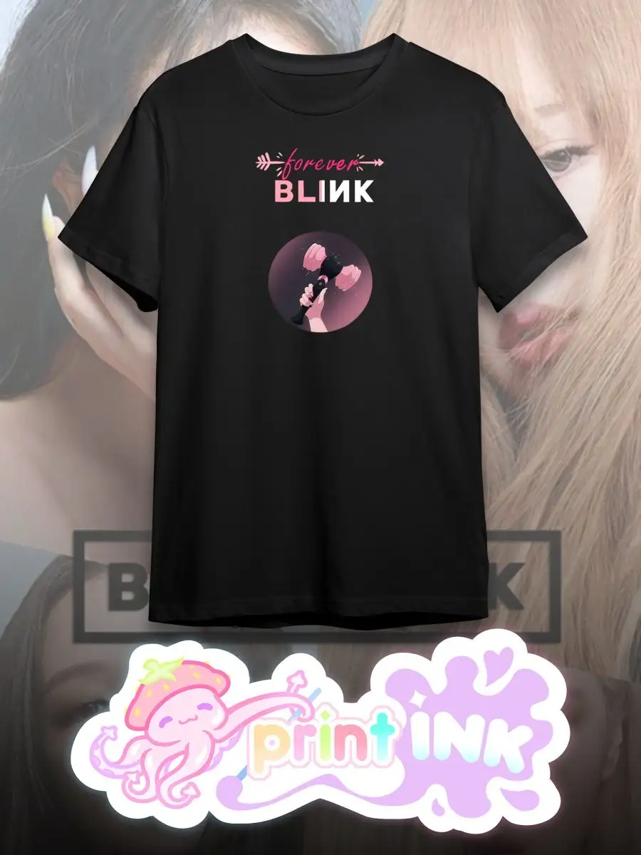 K pop BlackPink Black Pink Print ink 156633141 1 040 Wildberries