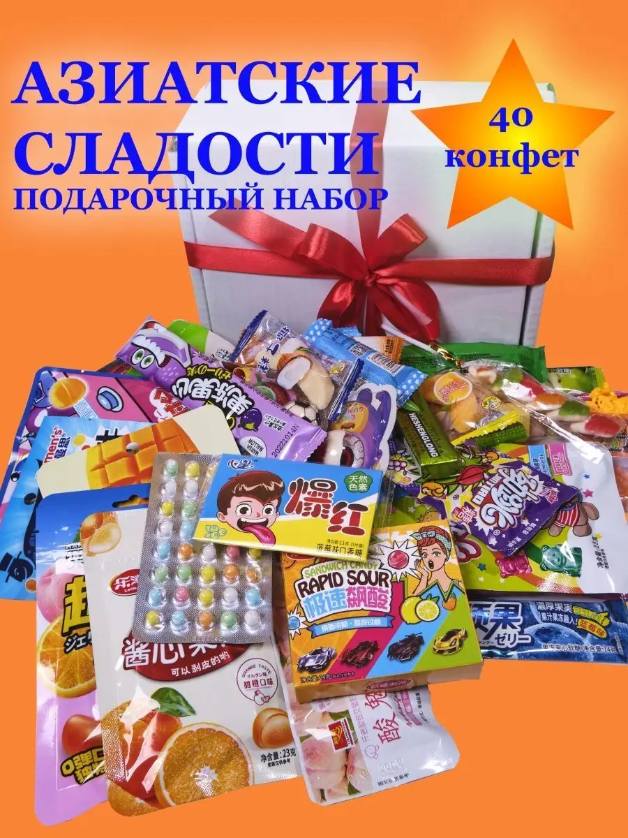 Коробка из чая и конфет 