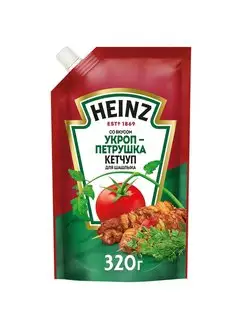 Heinz Томатный Кетчуп со вкусом Укроп-Петрушка, 320г Heinz. 156645621 купить за 99 ₽ в интернет-магазине Wildberries