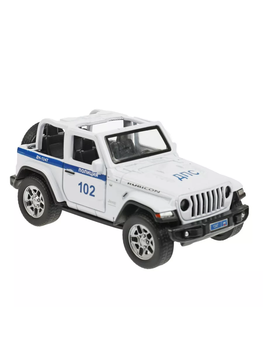 Полицейская машина металлическая моделька джип Jeep Wrangler Технопарк  156687046 купить за 423 ₽ в интернет-магазине Wildberries