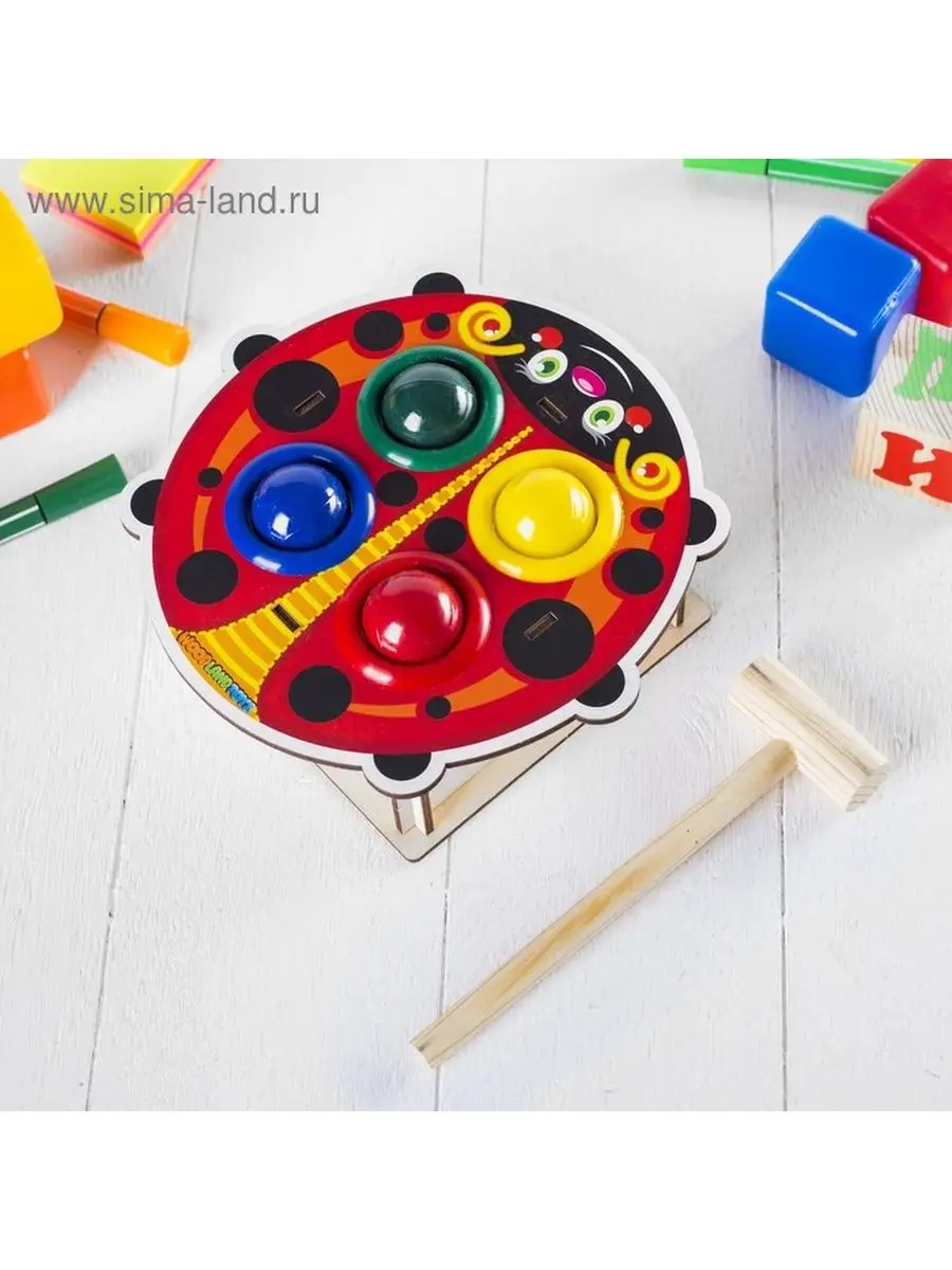 Стучалка-сортер с молотком WoodLand Toys 156687490 купить за 448 ₽ в  интернет-магазине Wildberries