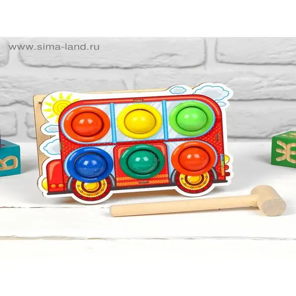 Стучалка-сортер с молотком