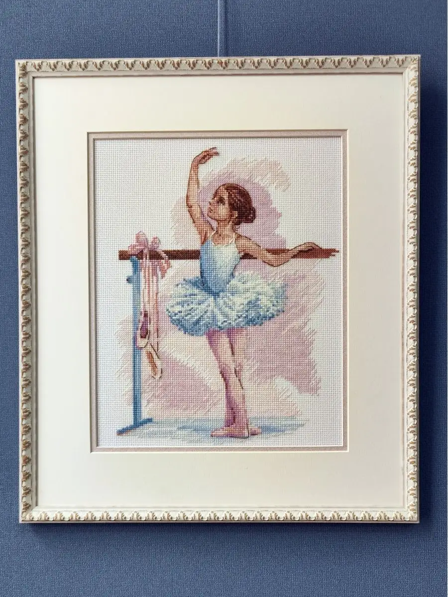 Леденцовая балерина, схема для вышивки крестом