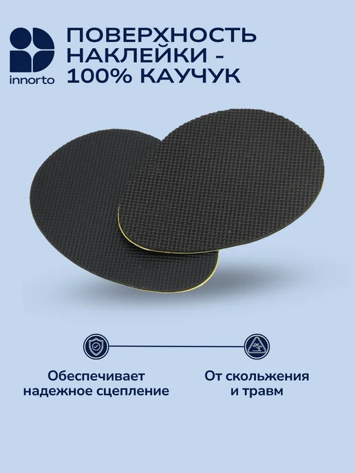 INNORTO Силиконовые накладки для обуви пяткоудерживатель для туфель, 2 шт, фото 3