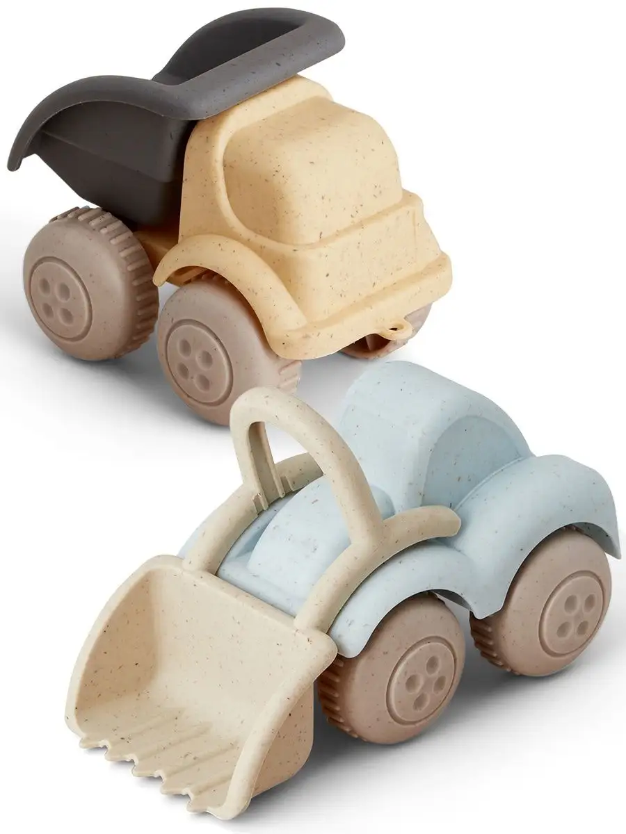 Машинки из биопластика Vikingtoys, 2шт. VIKING TOYS. Цвет зеленый, хаки.