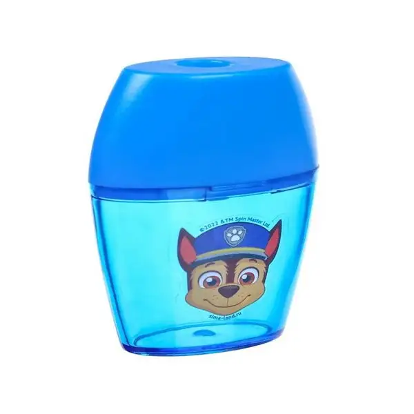 Точилка для карандашей пластиковая Щенячий патруль синяя