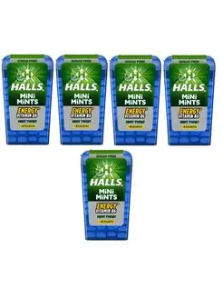 Конфеты Halls Mini Mints Mint Twist мята-ментол с 12.5г 5 шт HALLS 156722727 купить за 340 ₽ в интернет-магазине Wildberries