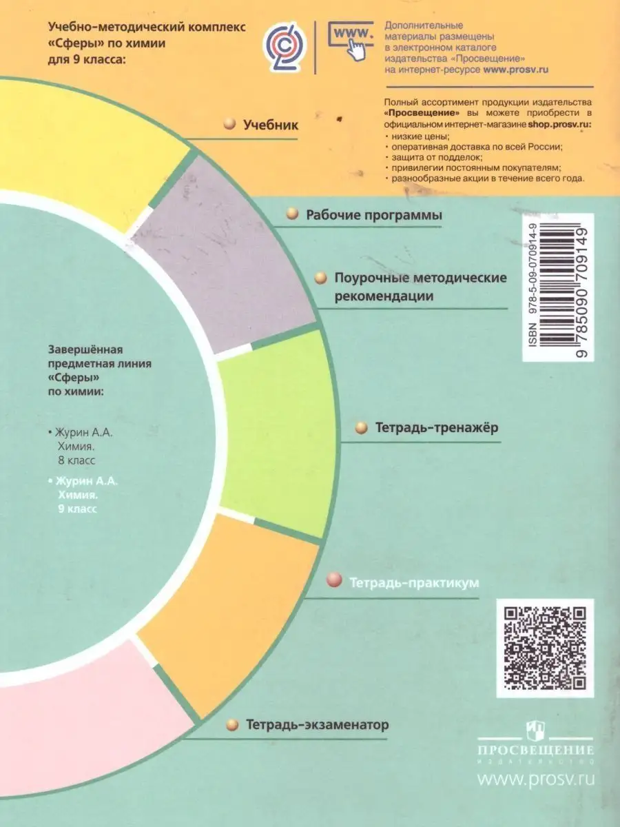 Химия. 9 клаcc. Тетрадь-практикум Просвещение 156724249 купить за 445 ₽ в  интернет-магазине Wildberries
