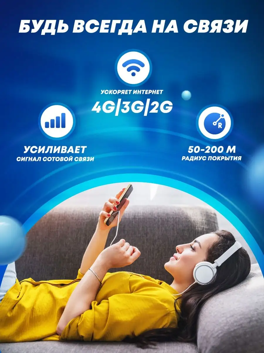 Усилитель сигнала сотовой связи и Wi-Fi ALFATREND 156734585 купить за 5 349  ₽ в интернет-магазине Wildberries