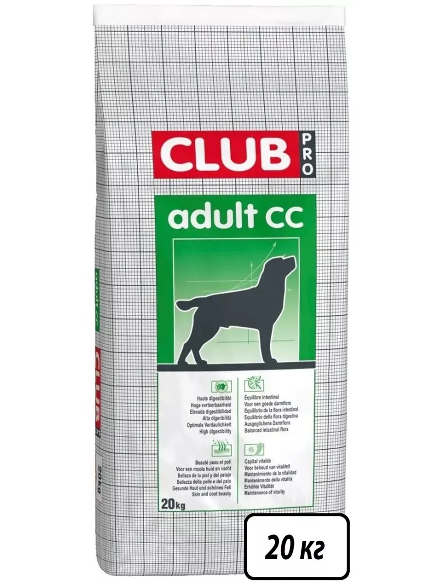 CC Club корм взрослых собак с...