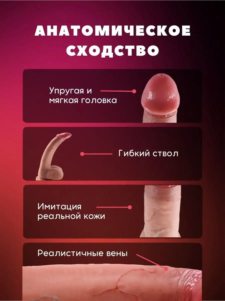 YraSex Резиновый член фаллоимитатор для взрослых секс игрушка 18+