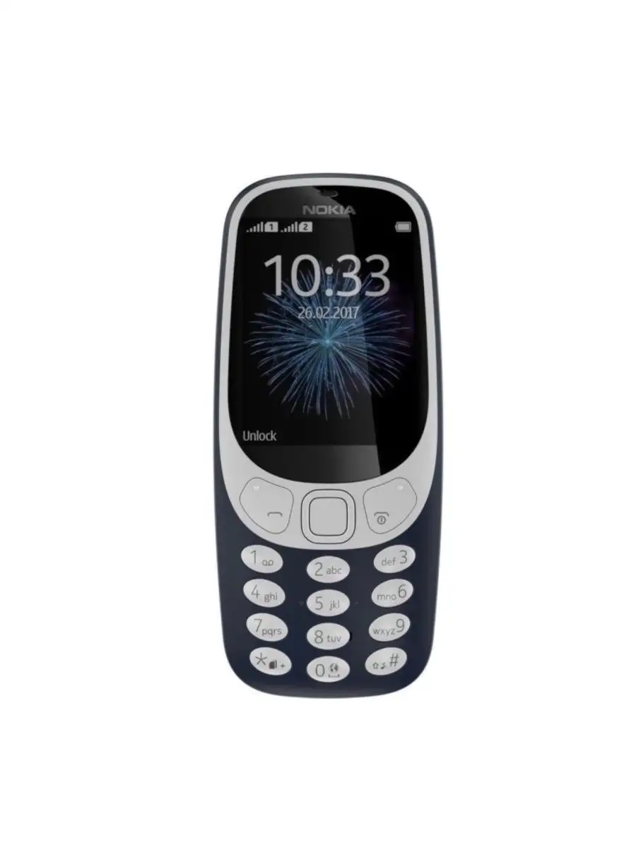 Мобильный телефон Nokia 3310 темно-синий 2 Sim Nokia 156773720 купить в  интернет-магазине Wildberries