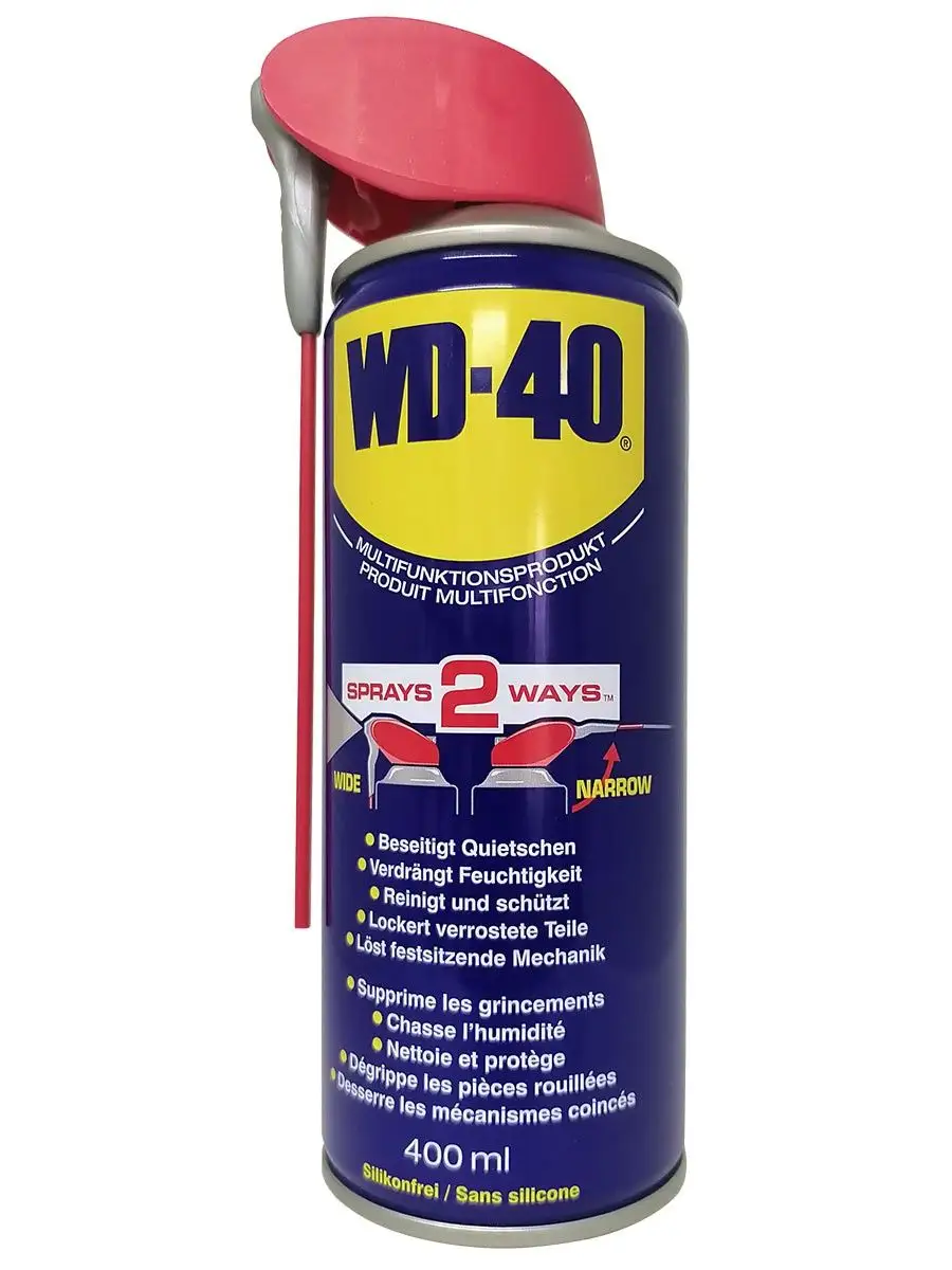 Смазка проникающая, жидкий ключ, 400 мл WD-40 156955240 купить за 1 503 ₽ в  интернет-магазине Wildberries