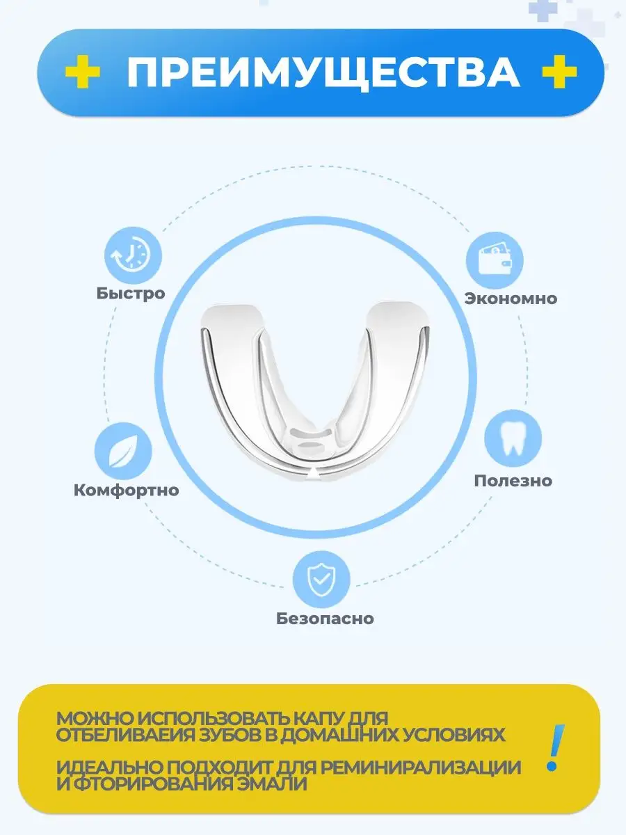 Капа стоматологическая трейнер для выравнивания зубов Simple Smile  156990386 купить за 151 ₽ в интернет-магазине Wildberries