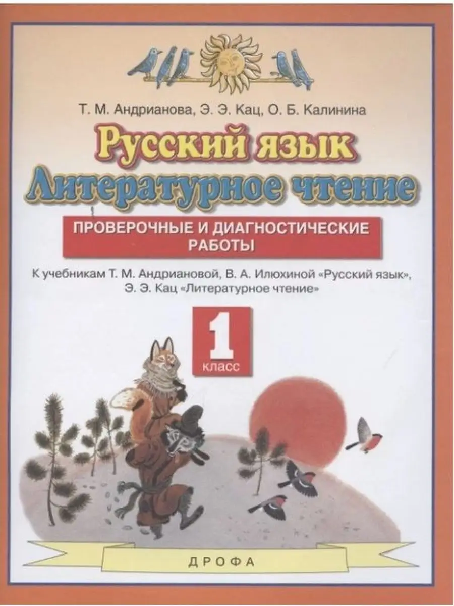 Русский язык.Литературное чтение. 1 кл. Проверочные работы. ДРОФА 156992744  купить за 471 ₽ в интернет-магазине Wildberries