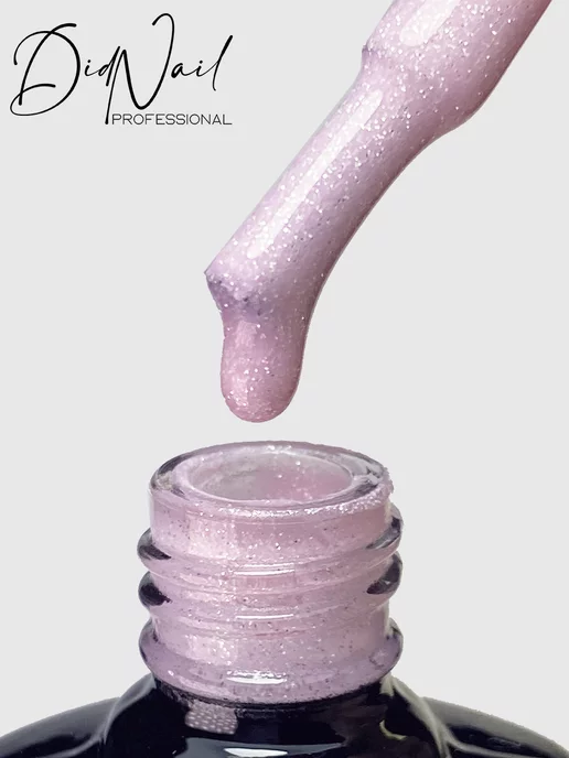 DidNail Гель-лак для ногтей с блестками Miracle, фиолетовый, фото 3