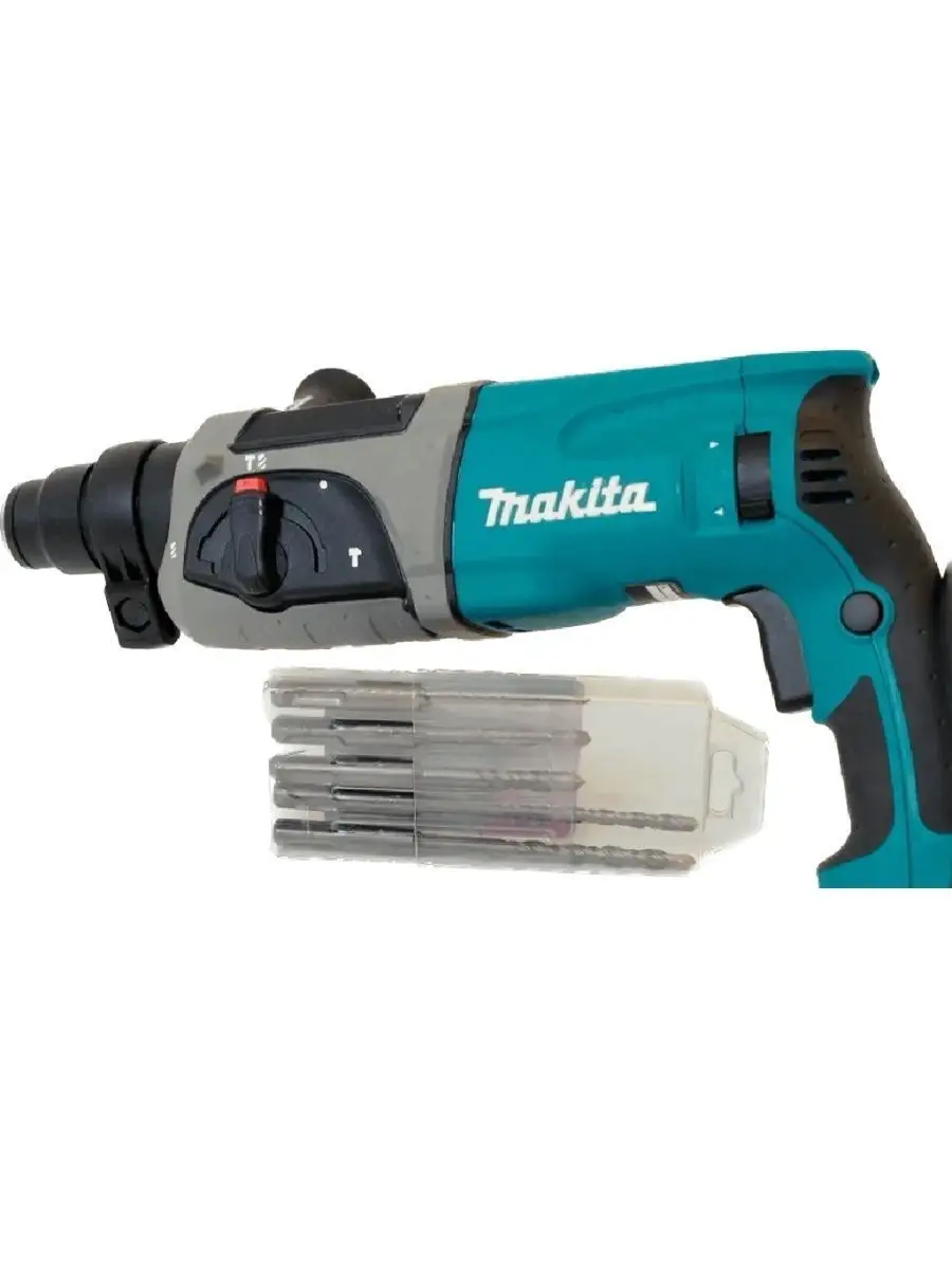 Перфоратор Makita HR 2470 с набором буров SDS-plus Makita 157016338 купить  за 5 544 ₽ в интернет-магазине Wildberries