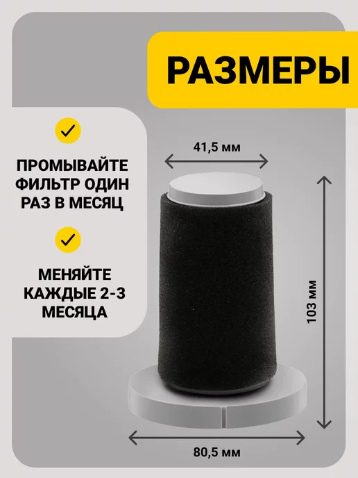 deerma Сменный Нера фильтр для пылесоса Xiaomi DX700 2 шт, 2 шт, фото 2