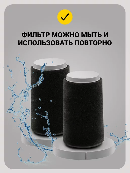 deerma Сменный Нера фильтр для пылесоса Xiaomi DX700 2 шт, 2 шт, фото 5