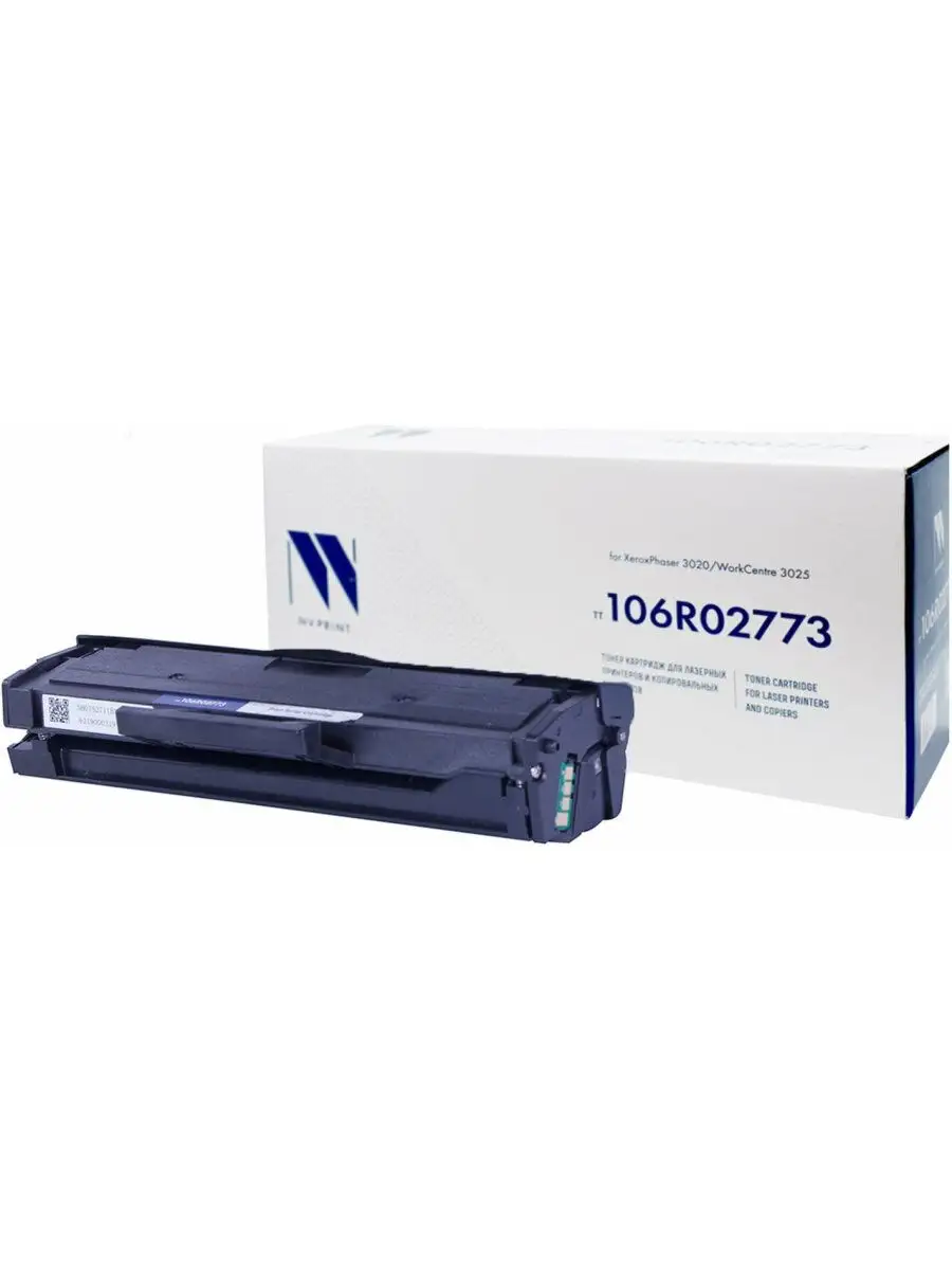 Картридж NV Print NV-106R02773 для Xerox Phaser 3020/WC3025 NV Print  157052343 купить за 781 ₽ в интернет-магазине Wildberries