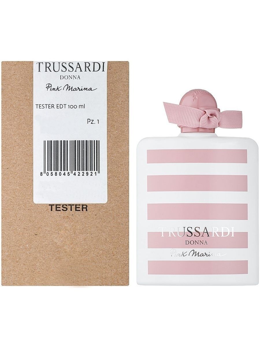 Trussardi marina. Trussardi Donna Pink Marina 100 ml. Trussardi Donna Pink Marina EDT 100ml. Тестер духов Труссарди Донна.