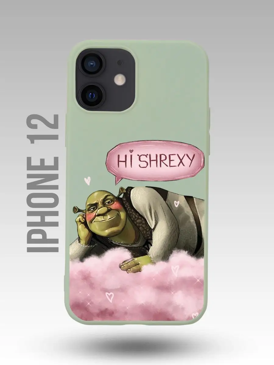 Чехол на Iphone 12 Шрекси Shreksi Шрек Фиона Осел Кот Каждому Своё Cartoons  157285205 купить за 300 ₽ в интернет-магазине Wildberries