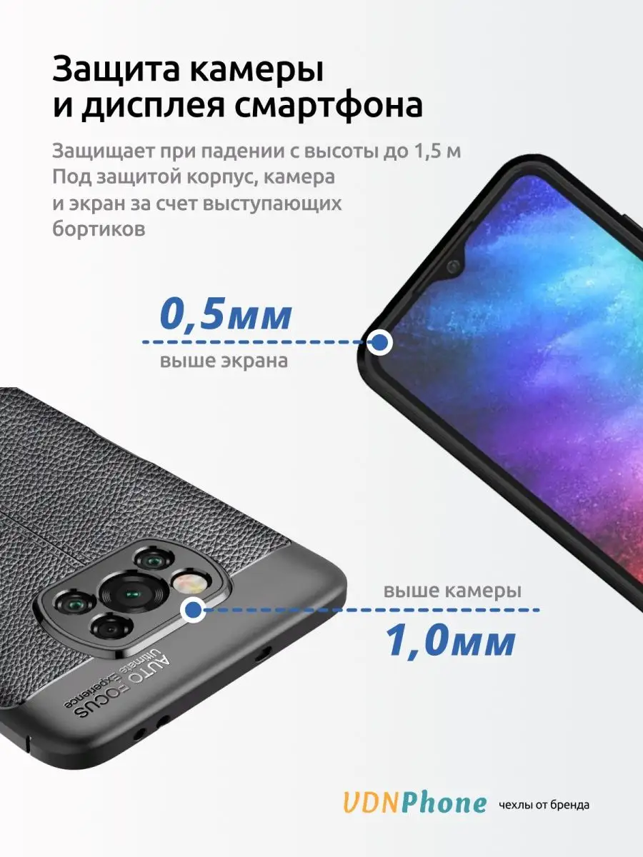 Чехол для Xiaomi POCO X3 NFC PRO противоударный текстурный VDNPhone  157298439 купить за 484 ₽ в интернет-магазине Wildberries