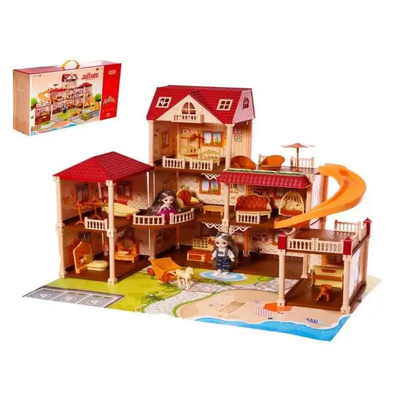 Кукольный домик с куклой