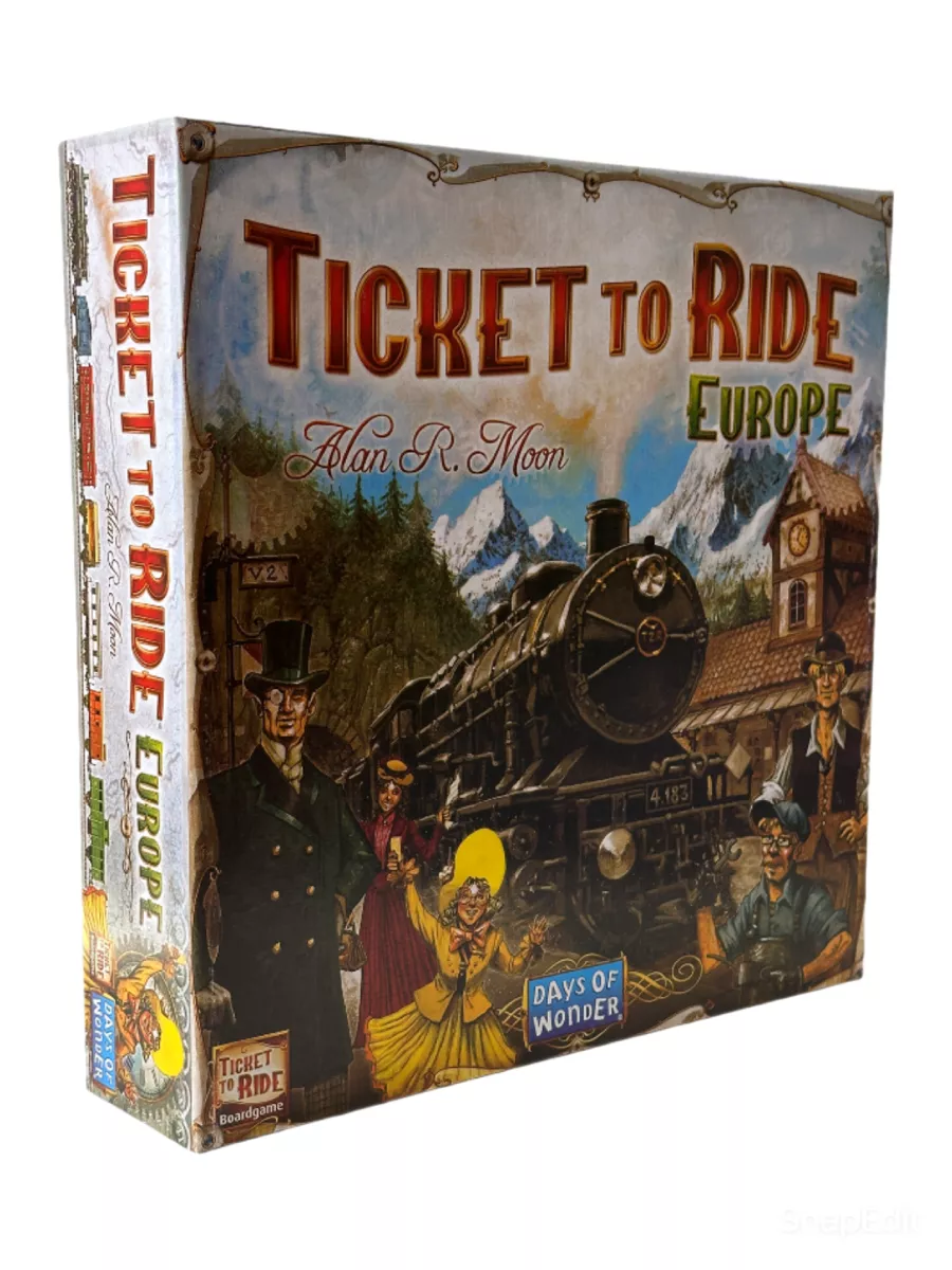 Настольная игра Билет на поезд Ticket to Ride. Europe Brand from Europe  157364337 купить за 3 973 ₽ в интернет-магазине Wildberries