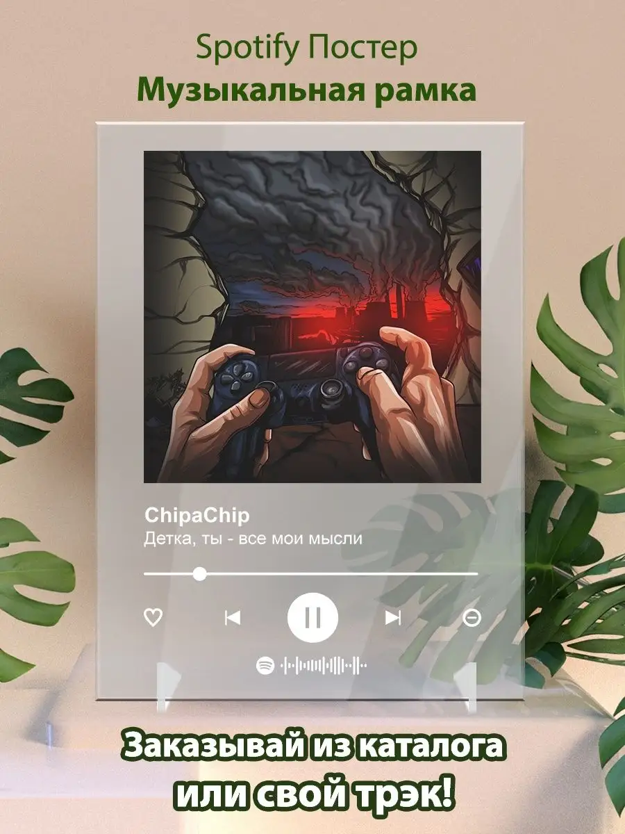 Постер Chipachip. Картина Chipachip - Детка ты все мои мысли  Arthata-spotify постер Спотифай постер 157380944 купить за 434 ₽ в  интернет-магазине Wildberries