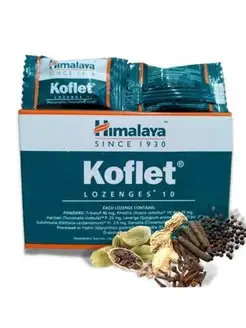 Леденцы Кофлет (Koflet) для горла/от кашля, 10 шт Himalaya Herbals 157431581 купить за 140 ₽ в интернет-магазине Wildberries