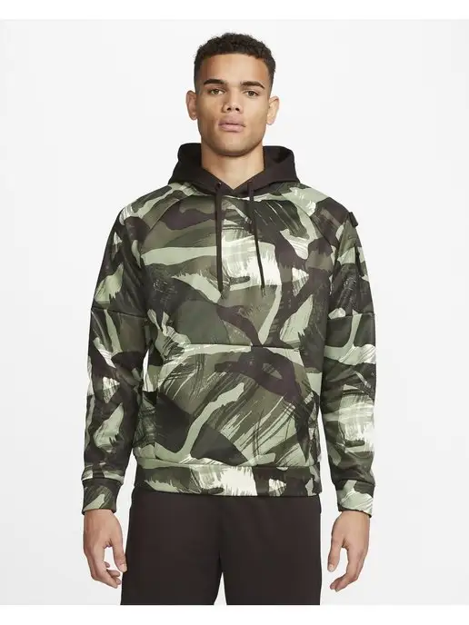 Nike dri fit camo hoodie sale