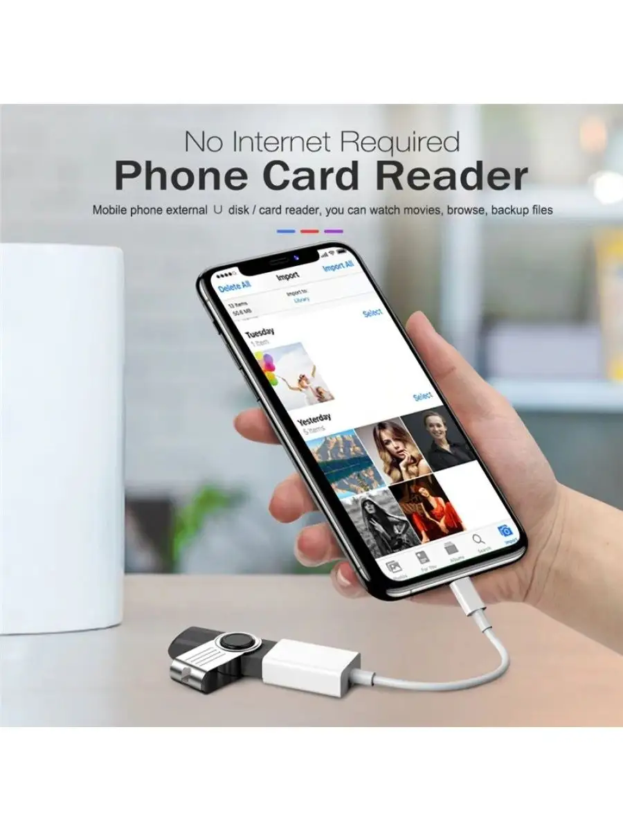 Переходник для флешки на iphone быстрый lighting usb,otg TECHNOROOM  157436519 купить за 404 ₽ в интернет-магазине Wildberries