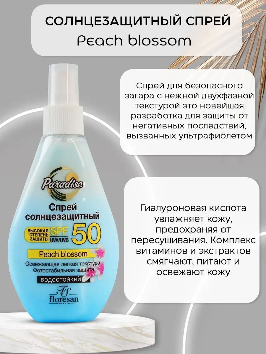 Масло для загара солнцезащитное для лица и тела SPF 50 Floresan 157781469  купить за 370 ₽ в интернет-магазине Wildberries