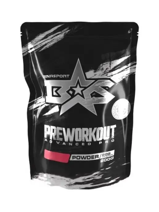 Binasport Preworkout Advanced Pro c кофеином 200 г (Вишня)