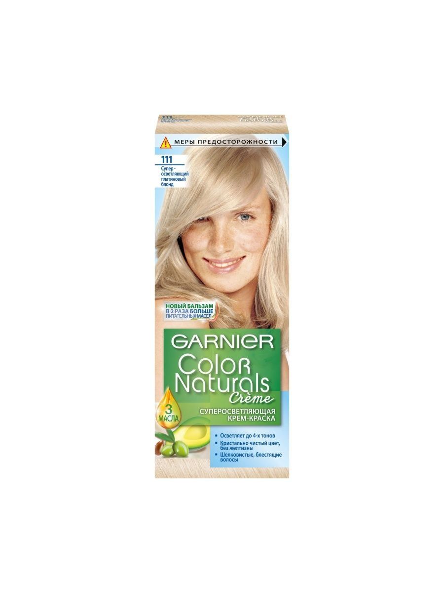 Garnier color naturals платиновый