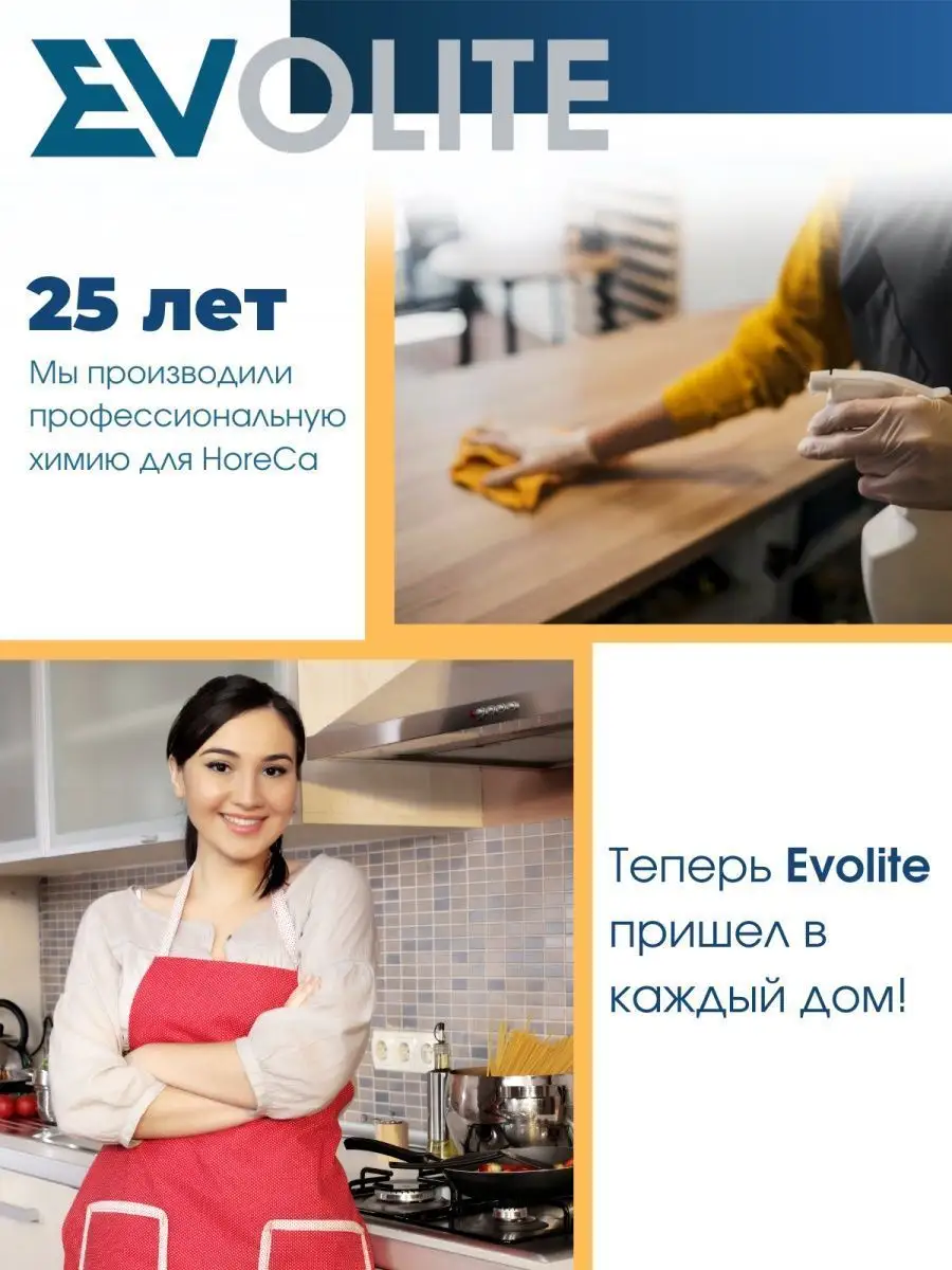 Средство от ржавчины и известкового налета, 0,75 л EVOLITE HoReCa 157911958  купить в интернет-магазине Wildberries