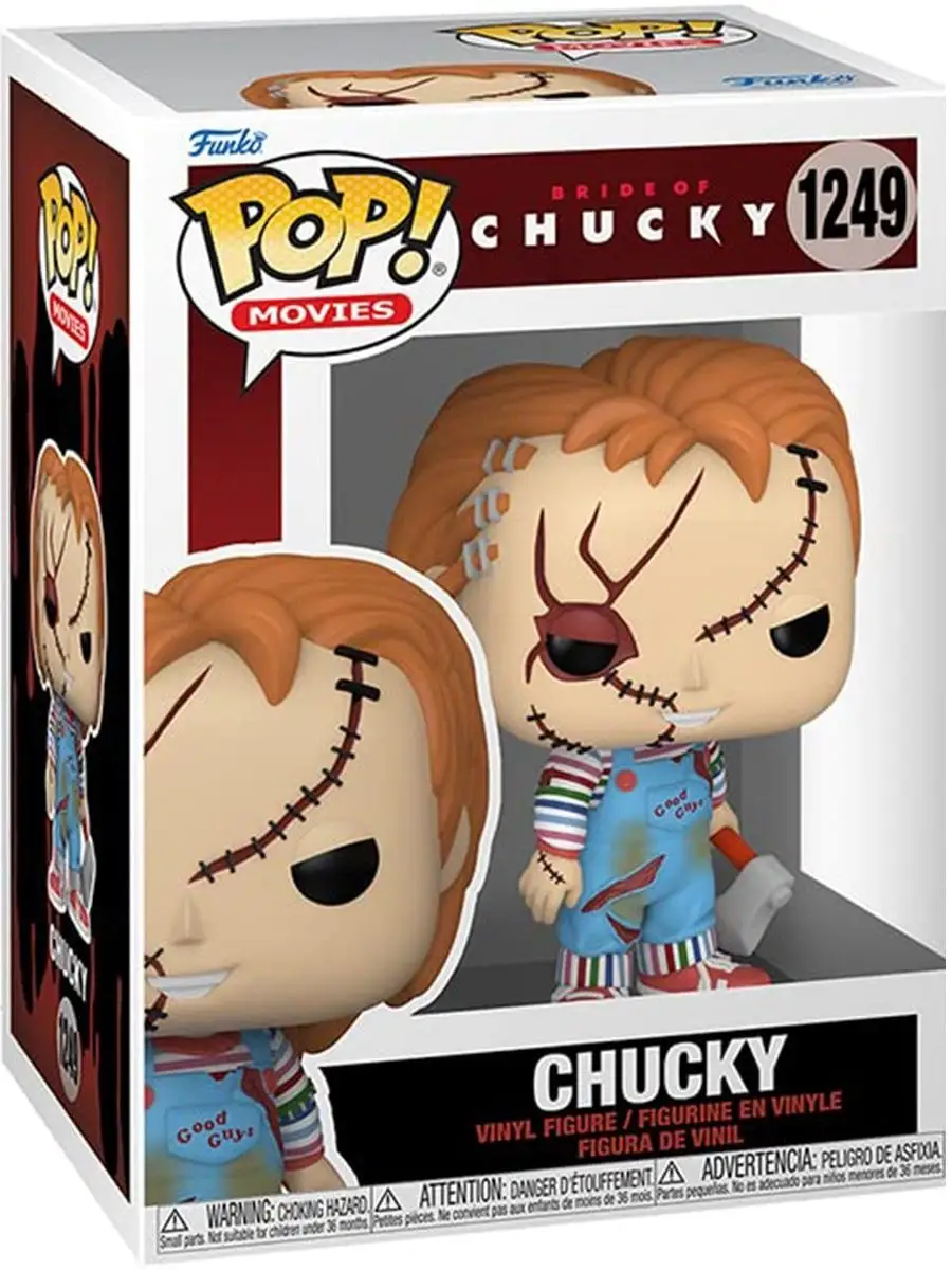 Фигурка POP! кукла Чаки с топором Chucky №1249 (10 см) Funko 157925065  купить в интернет-магазине Wildberries