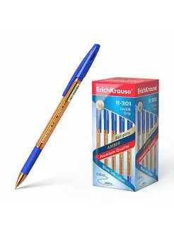 Ручка шариковая. R-301 Amber Stick&Grip 0.7, ErichKrause 157928360 купить за 690 ₽ в интернет-магазине Wildberries
