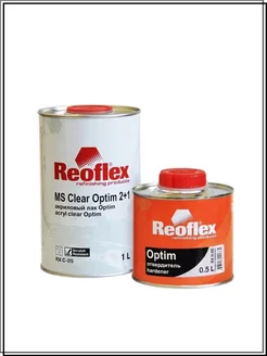 Лак автомобильный MS OPTIM 2+1 (1л+0,5л) Reoflex 158004128 купить за 1 584 ₽ в интернет-магазине Wildberries