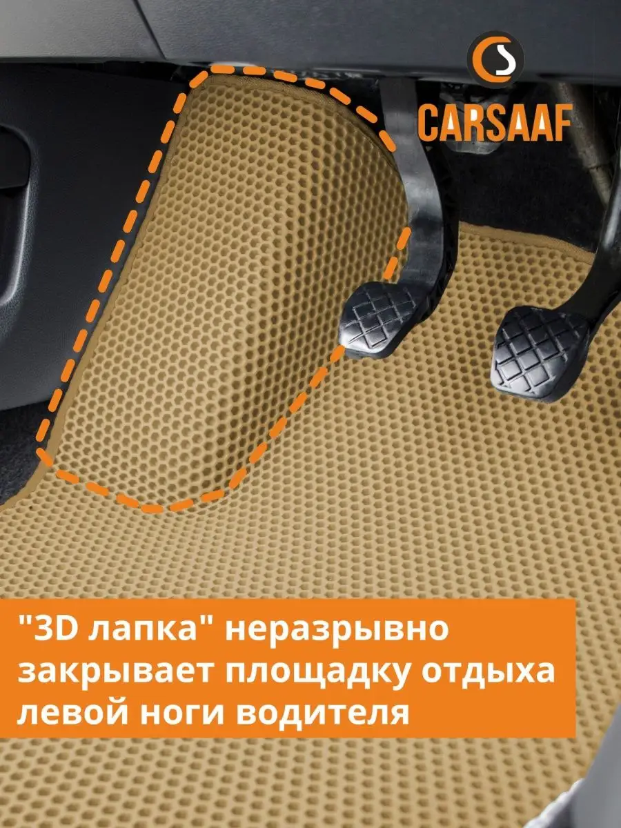 Ева коврики в авто Nissan Qashqai J11 CarSaaf 158040796 купить в  интернет-магазине Wildberries