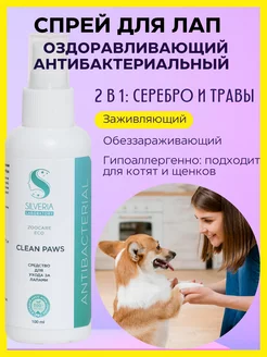 Оздоравливающее средство для лап собак CLEAN PAWS SILVERIA 158067926 купить за 375 ₽ в интернет-магазине Wildberries