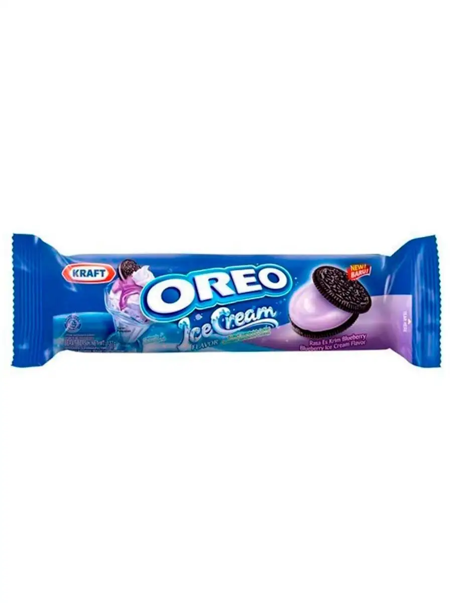 Печенье ОРЕО Blueberry черничное мороженое, 123,5 г oreo 158093851 купить в  интернет-магазине Wildberries